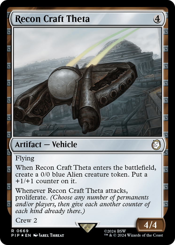 Recon Craft Theta (Surge Foil) [Fallout] | Golgari Games