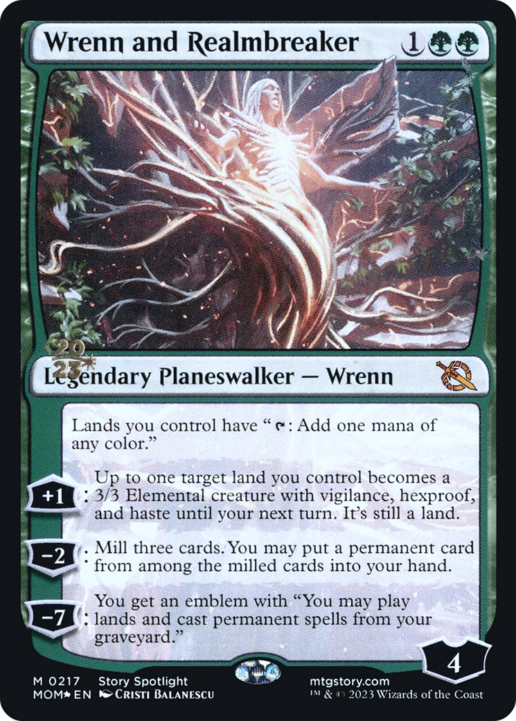 Wrenn and Realmbreaker [March of the Machine Prerelease Promos] | Local Legends