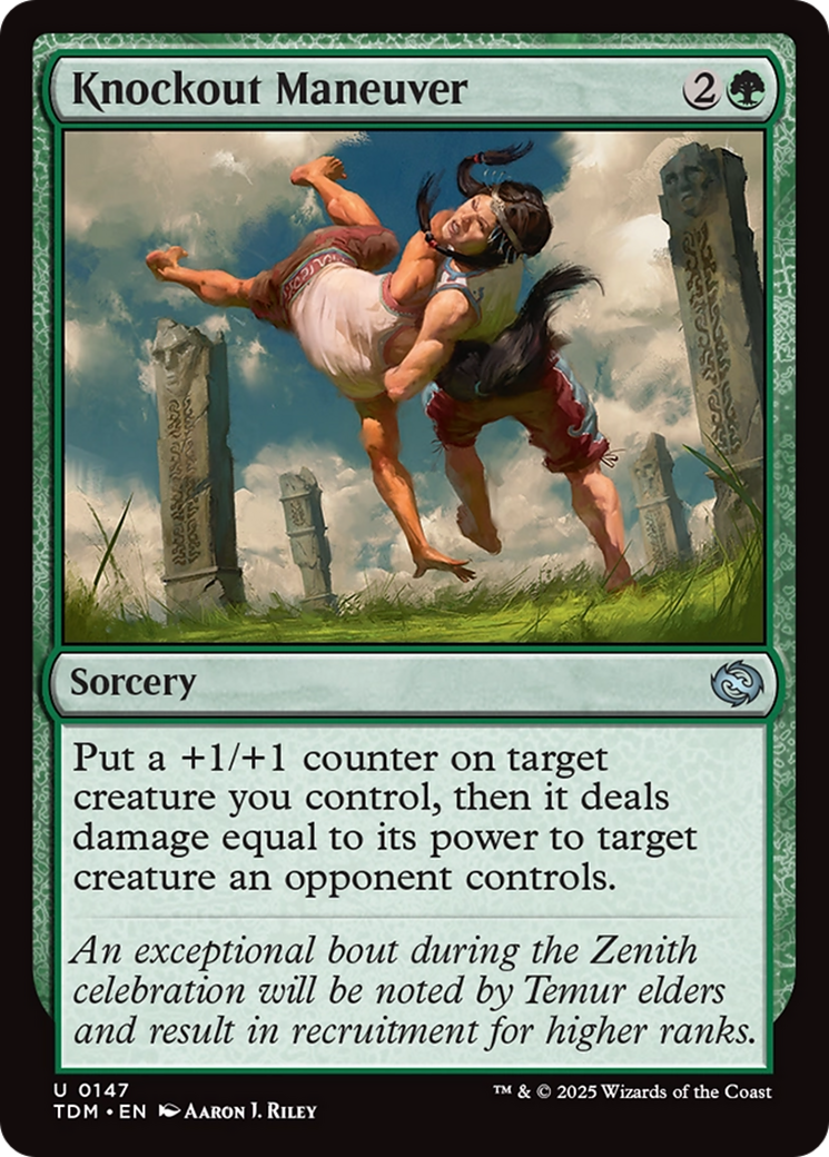 Knockout Maneuver [Tarkir: Dragonstorm] | Local Legends