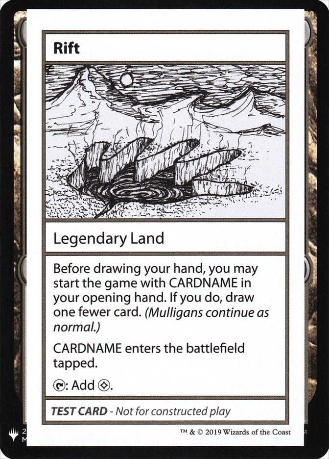 Rift [Mystery Booster Playtest Cards] | Local Legends