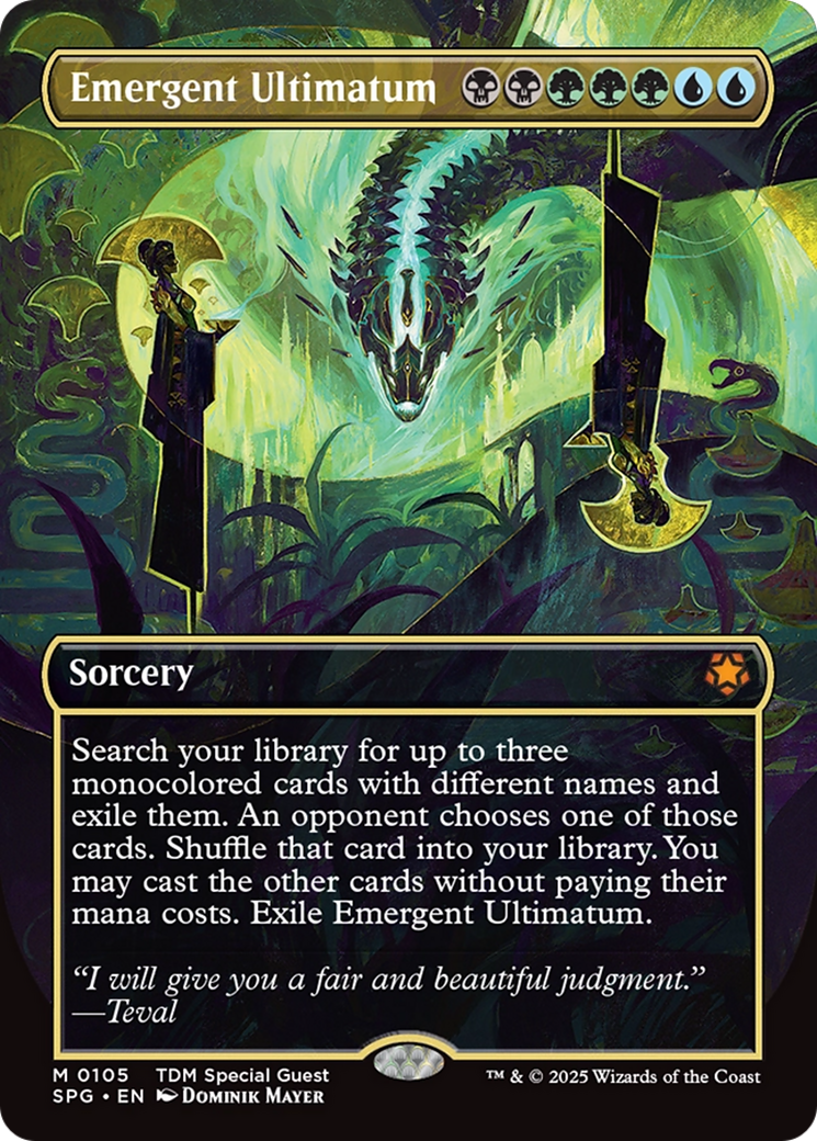 Emergent Ultimatum (Borderless) [Tarkir: Dragonstorm Special Guests] | Local Legends