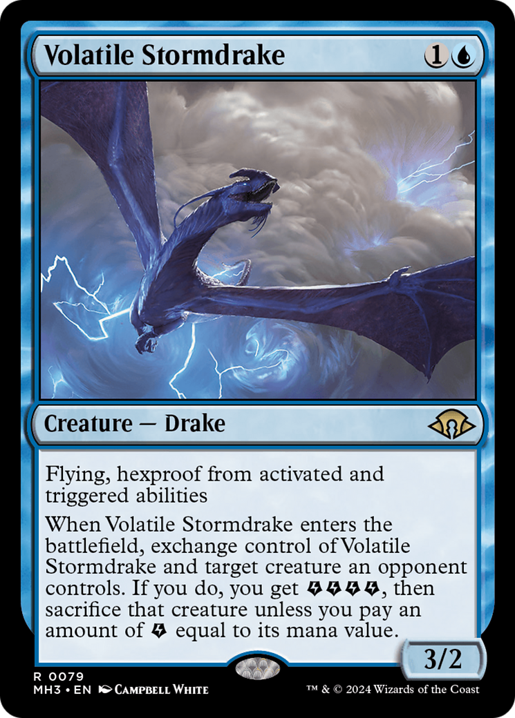 Volatile Stormdrake [Modern Horizons 3] | Golgari Games