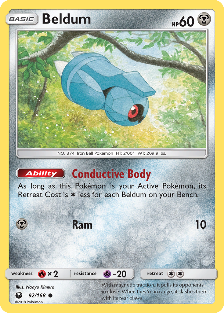 Beldum (92/168) [Sun & Moon: Celestial Storm] | Local Legends