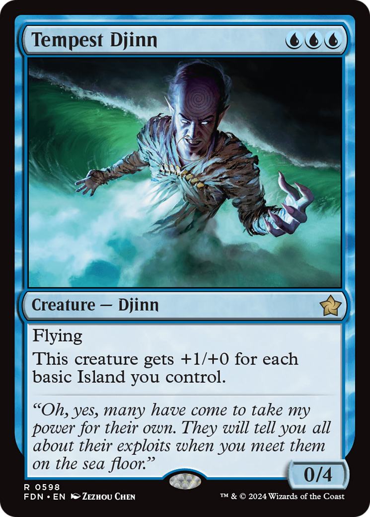 Tempest Djinn [Foundations] | Local Legends