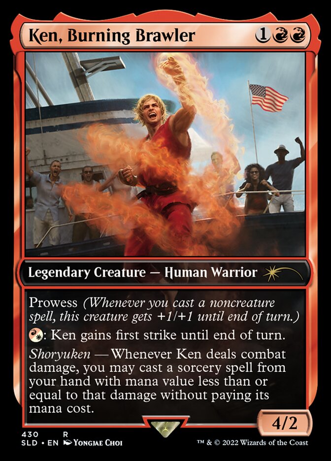 Ken, Burning Brawler [Secret Lair Drop Series] | Local Legends