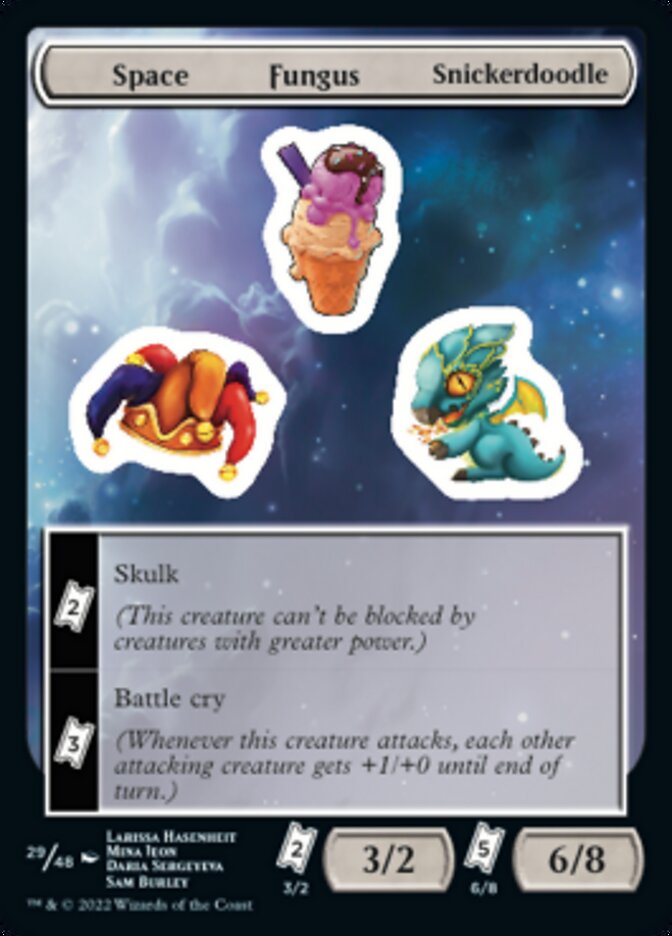 Space Fungus Snickerdoodle [Unfinity Stickers] | Golgari Games