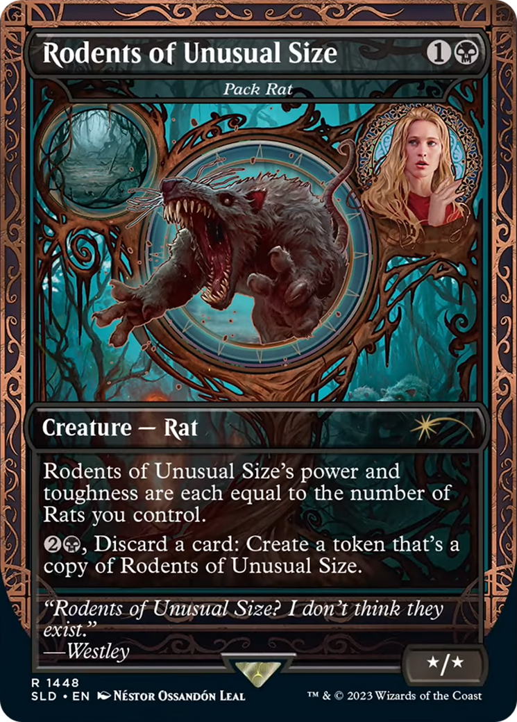 Rodents of Unusual Size - Pack Rat [Secret Lair Drop Series] | Golgari Games