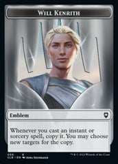Will Kenrith Emblem // Copy Double-Sided Token [Commander Legends: Battle for Baldur's Gate Tokens] | Local Legends