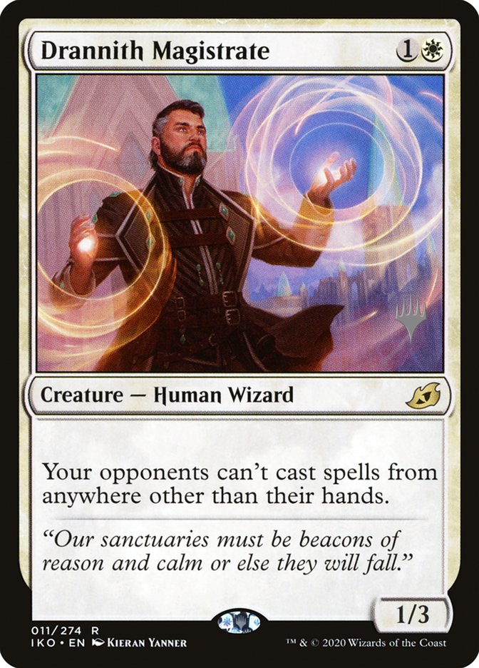 Drannith Magistrate (Promo Pack) [Ikoria: Lair of Behemoths Promos] | Local Legends