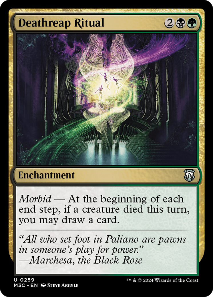 Deathreap Ritual (Ripple Foil) [Modern Horizons 3 Commander] | Local Legends