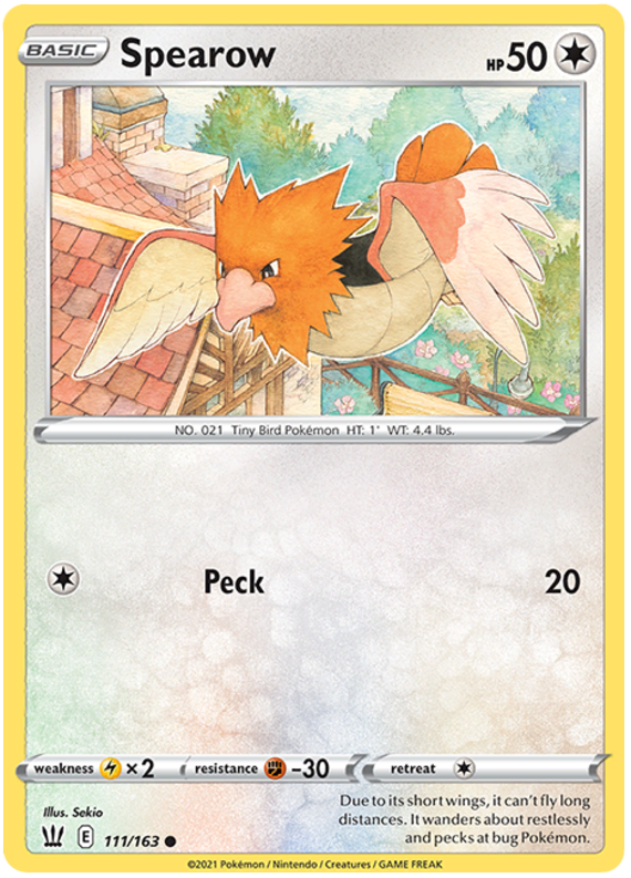 Spearow (111/163) [Sword & Shield: Battle Styles] | Golgari Games