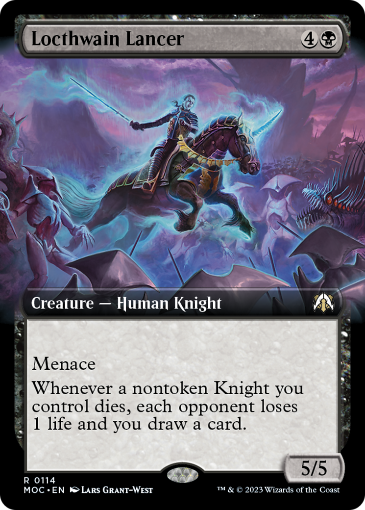 Locthwain Lancer (Extended Art) [March of the Machine Commander] | Local Legends