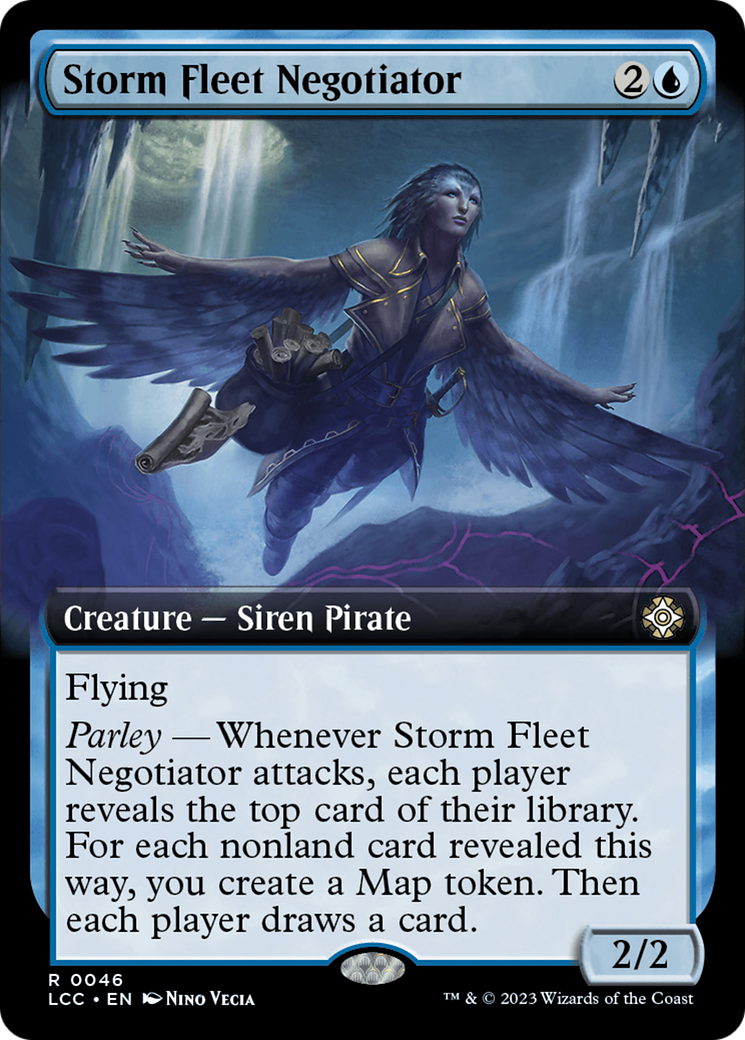 Storm Fleet Negotiator (Extended Art) [The Lost Caverns of Ixalan Commander] | Local Legends