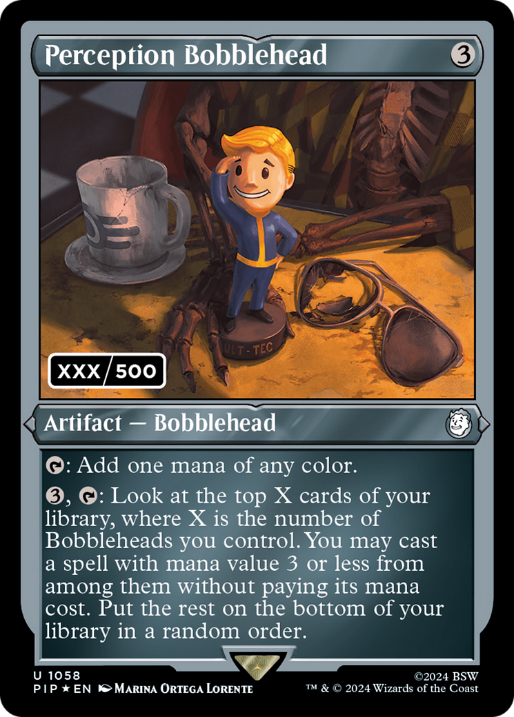 Perception Bobblehead (Serial Numbered) [Fallout] | Local Legends