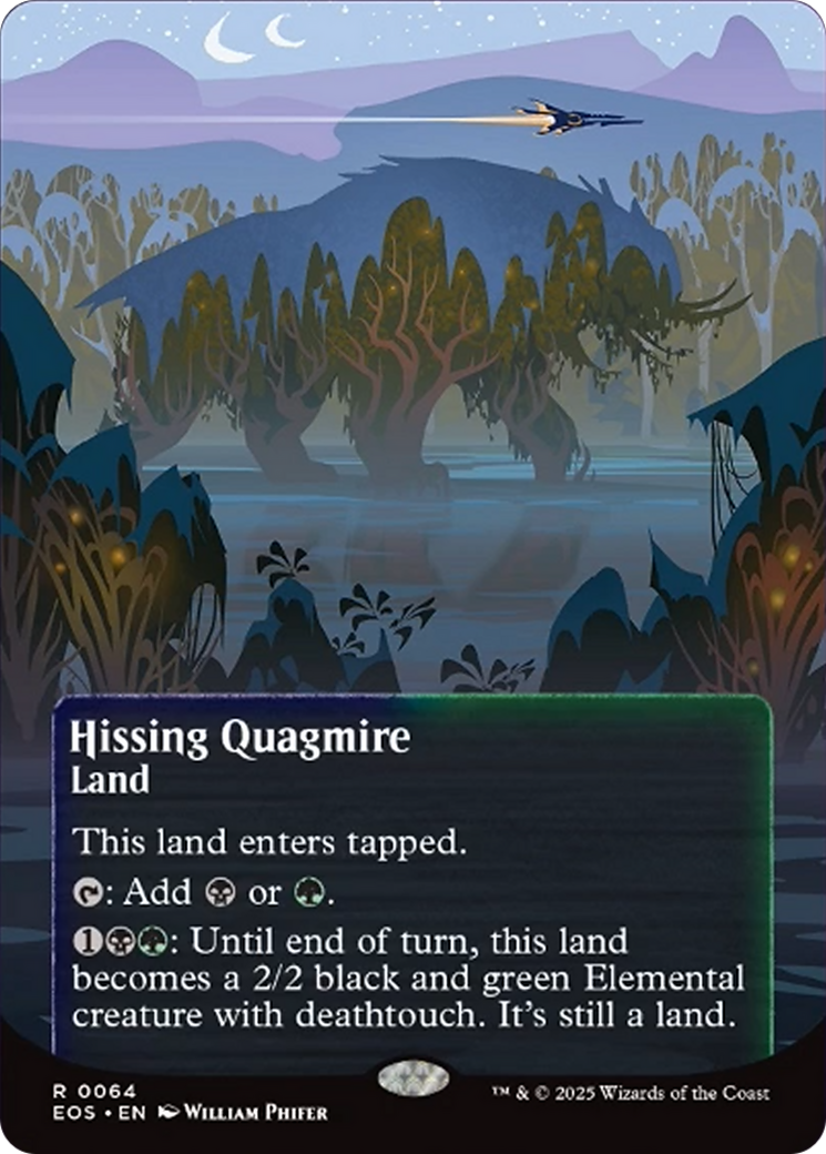 Hissing Quagmire (0064) (Borderless) [Edge of Eternities: Stellar Sights] | Local Legends