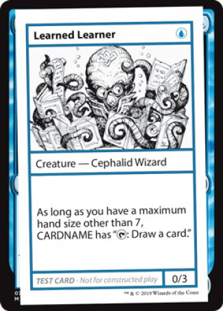 Learned Learner (2021 Edition) [Mystery Booster Playtest Cards] | Local Legends