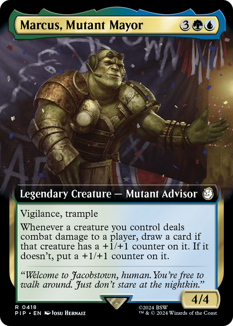 Marcus, Mutant Mayor (Extended Art) [Fallout] | Local Legends