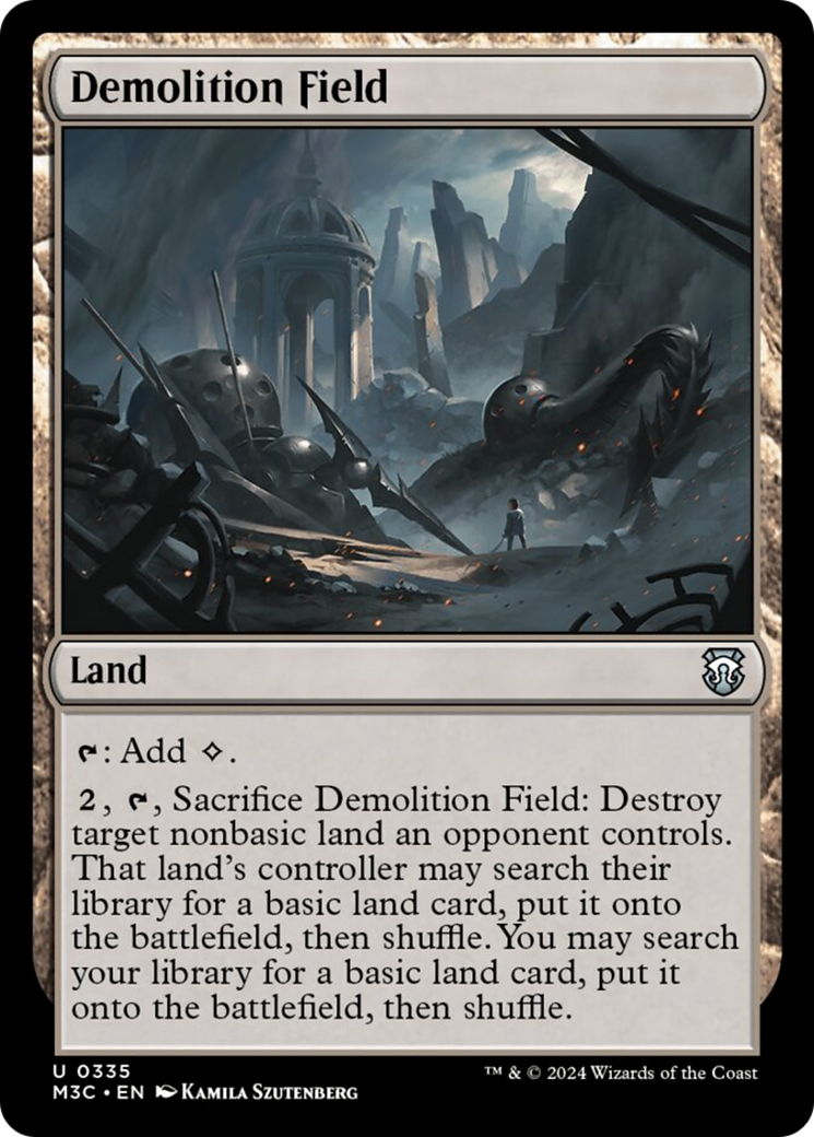 Demolition Field (Ripple Foil) [Modern Horizons 3 Commander] | Local Legends