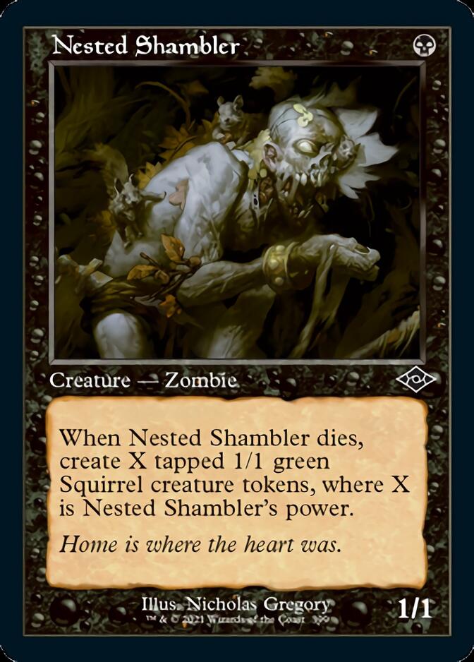 Nested Shambler (Retro) [Modern Horizons 2] | Golgari Games