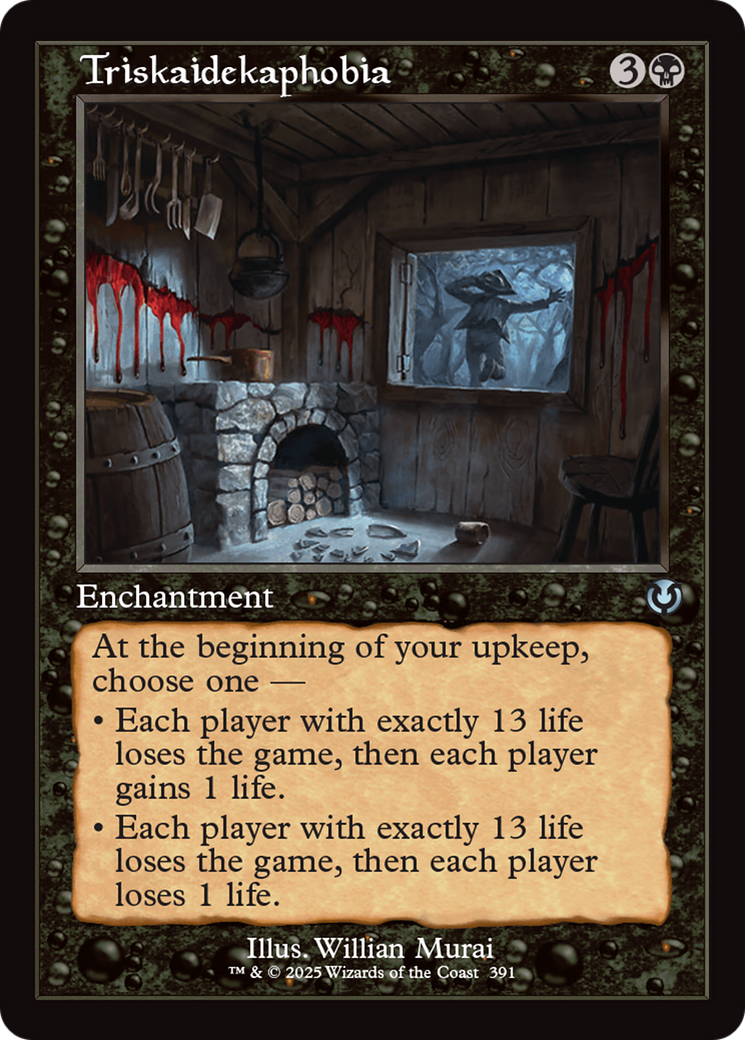 Triskaidekaphobia (Retro Frame) [Innistrad Remastered] | Local Legends