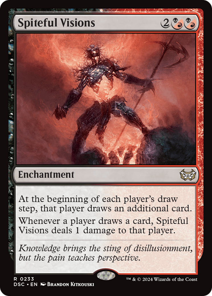 Spiteful Visions [Duskmourn: House of Horror Commander] | Local Legends