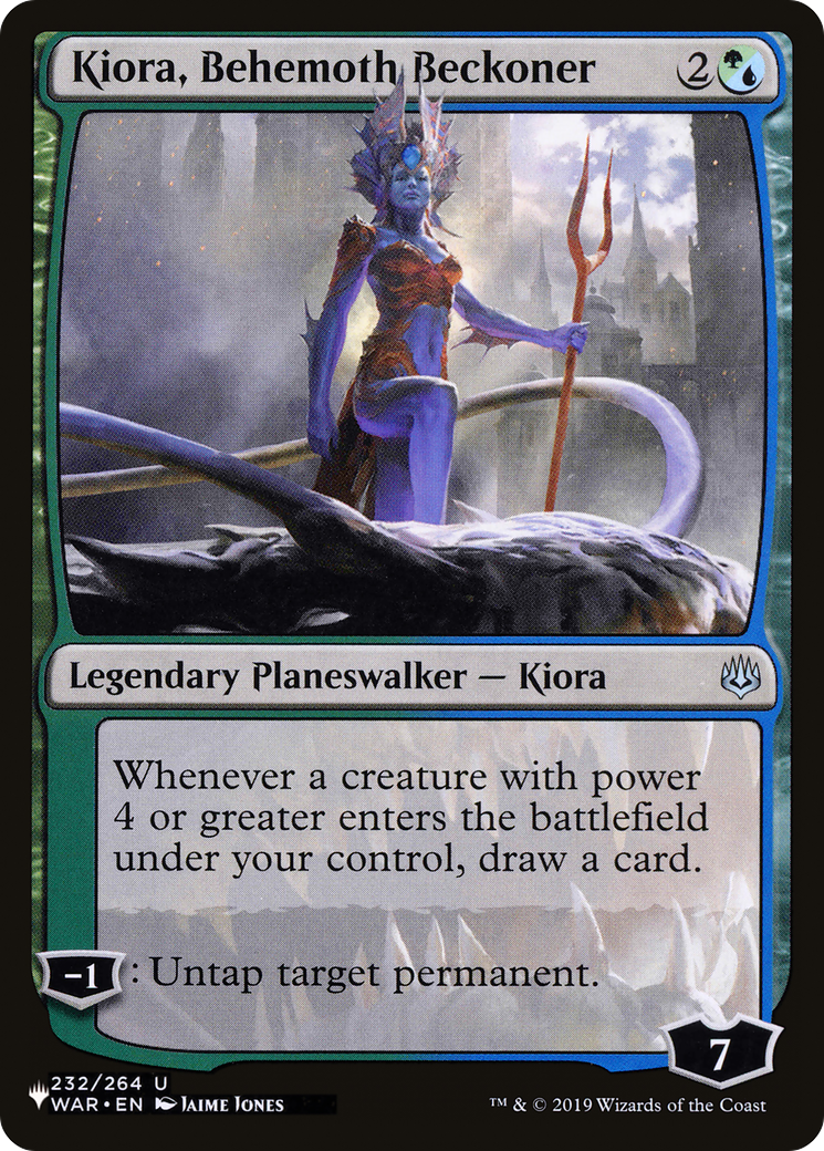 Kiora, Behemoth Beckoner [The List Reprints] | Golgari Games