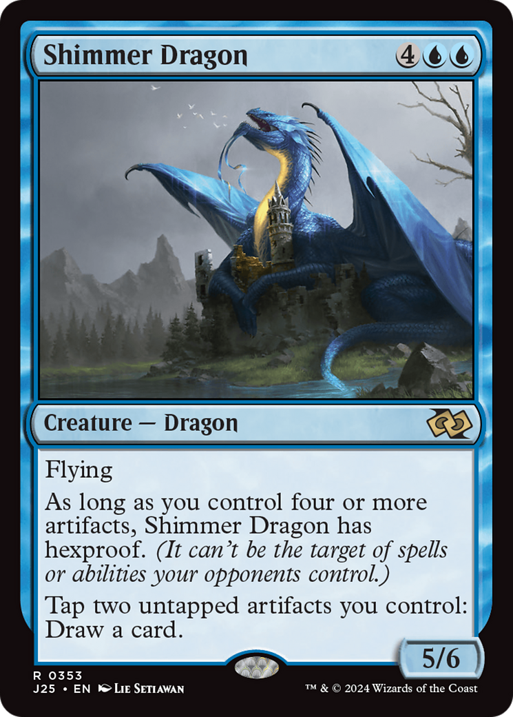 Shimmer Dragon [Foundations Jumpstart] | Local Legends