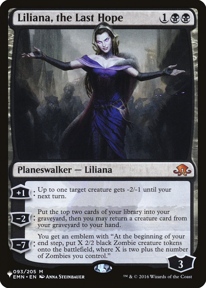 Liliana, the Last Hope [The List] | Local Legends