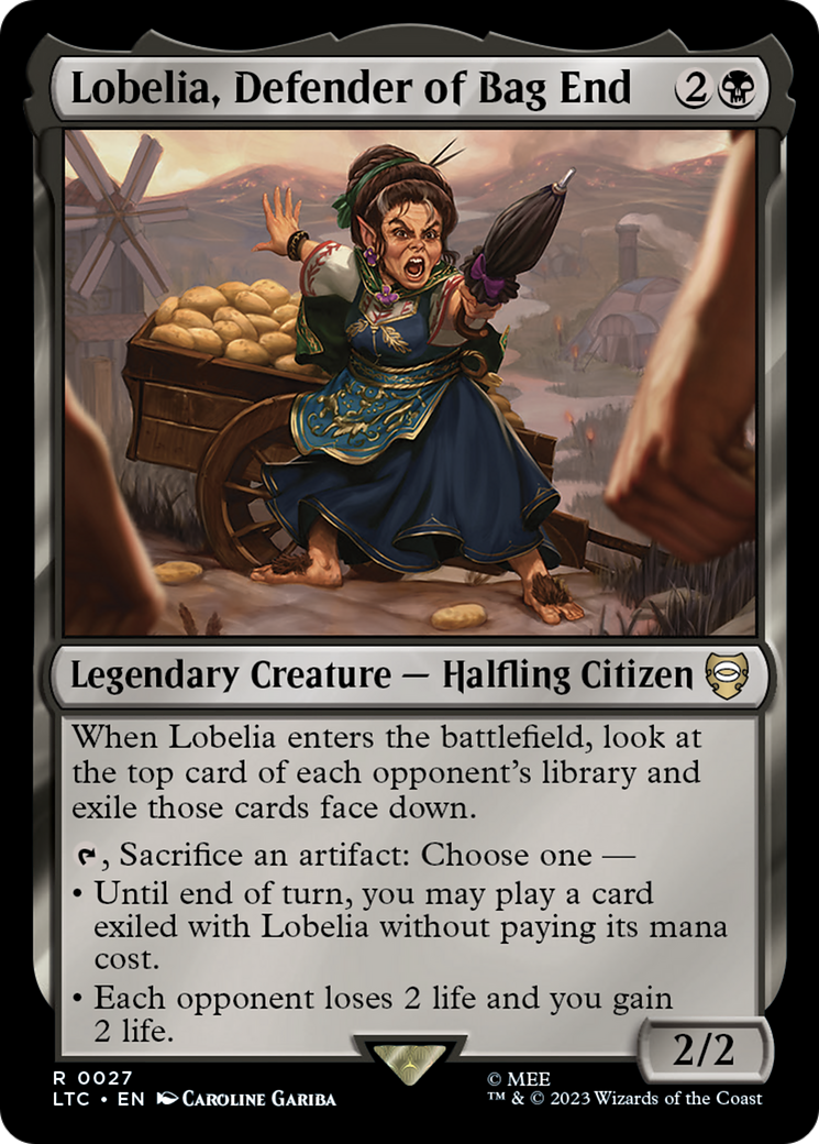 Lobelia, Defender of Bag End [The Lord of the Rings: Tales of Middle-Earth Commander] | Golgari Games