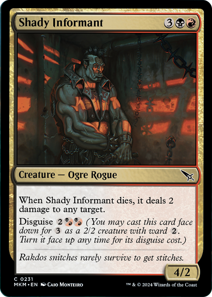 Shady Informant [Murders at Karlov Manor] | Golgari Games