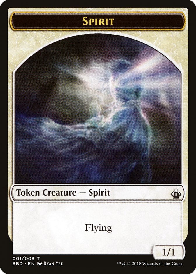 Spirit Token [Battlebond Tokens] | Golgari Games