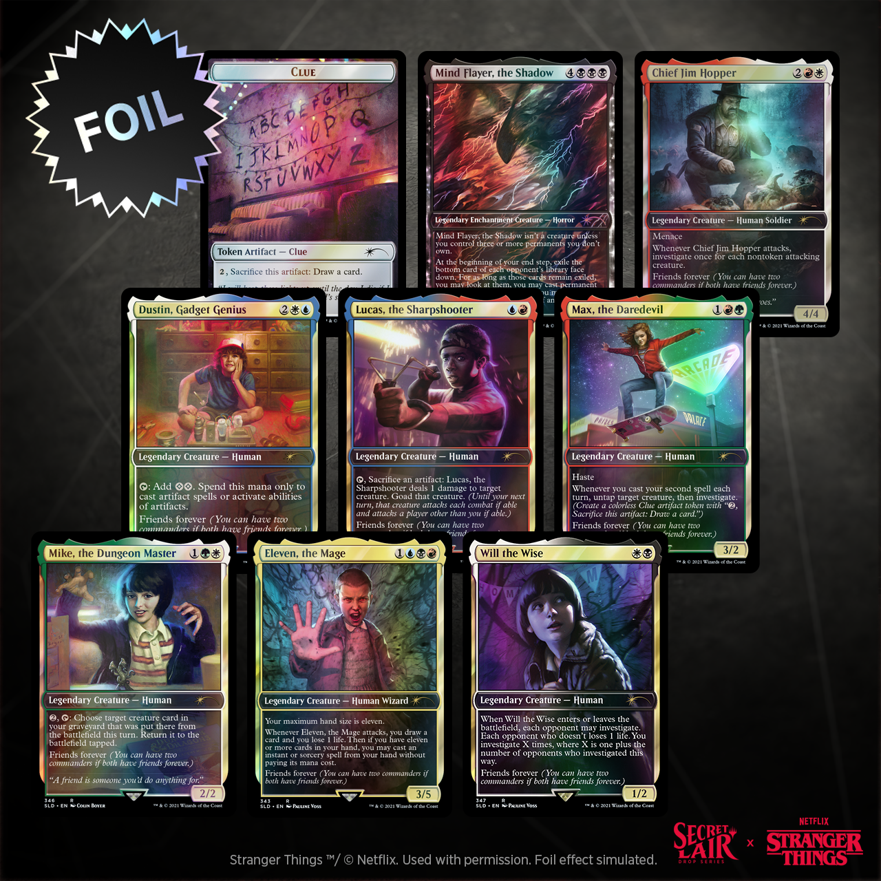 Secret Lair: Drop Series - Secret Lair x Stranger Things (Foil Edition) | Local Legends