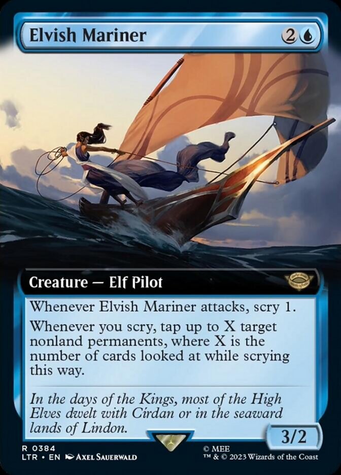 Elvish Mariner (Extended Art) [The Lord of the Rings: Tales of Middle-Earth] | Local Legends