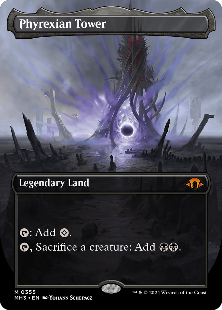 Phyrexian Tower (Borderless) [Modern Horizons 3] | Local Legends