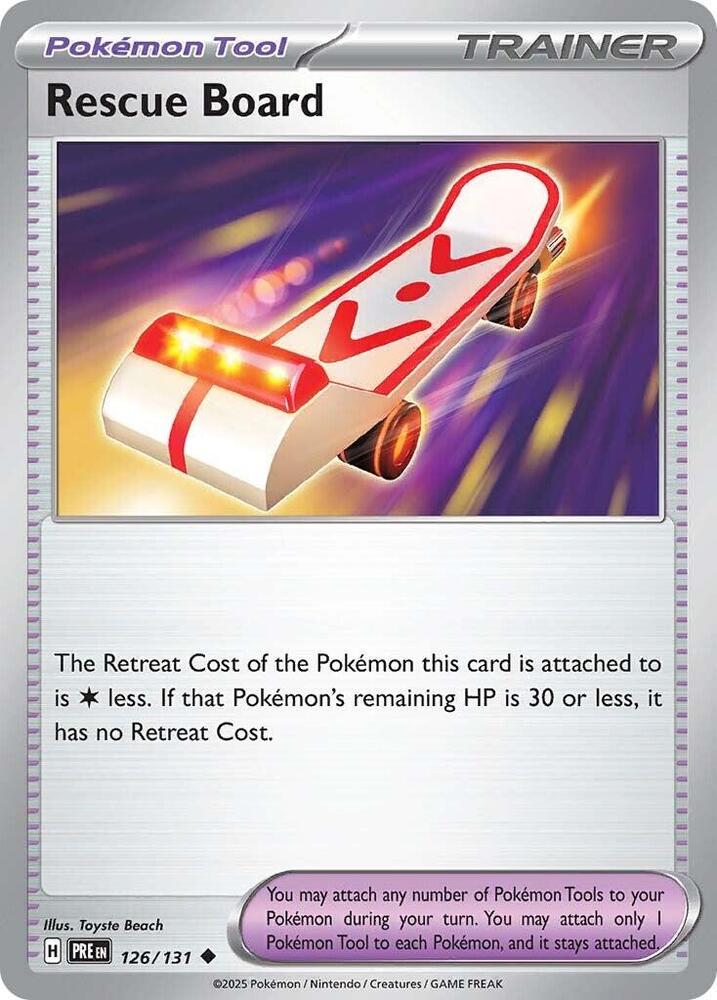 Rescue Board (126/131) [Scarlet & Violet: Prismatic Evolutions] | Local Legends