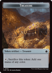 Goblin // Treasure Double-Sided Token [Foundations Tokens] | Local Legends