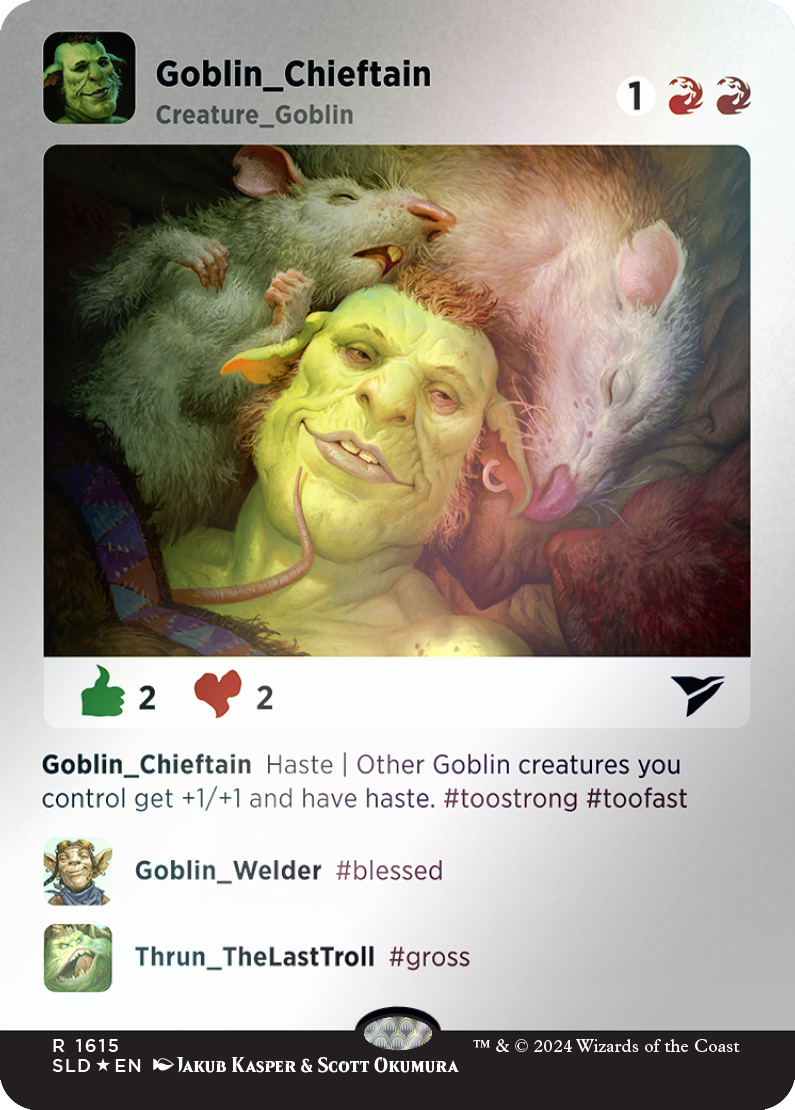 Goblin Chieftain (Rainbow Foil) [Secret Lair Drop Series] | Local Legends