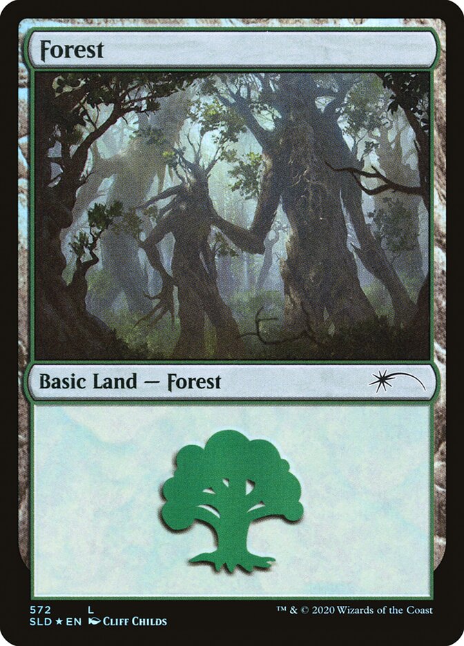 Forest (Tree Hugging) (572) [Secret Lair Drop Promos] | Local Legends