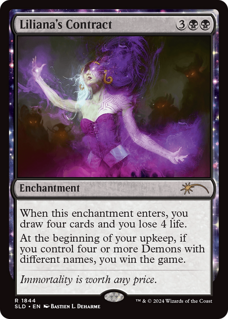 Liliana's Contract (1844) [Secret Lair Drop Series] | Local Legends