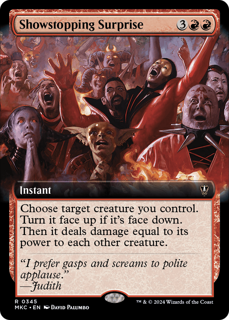 Showstopping Surprise (Extended Art) [Murders at Karlov Manor Commander] | Local Legends