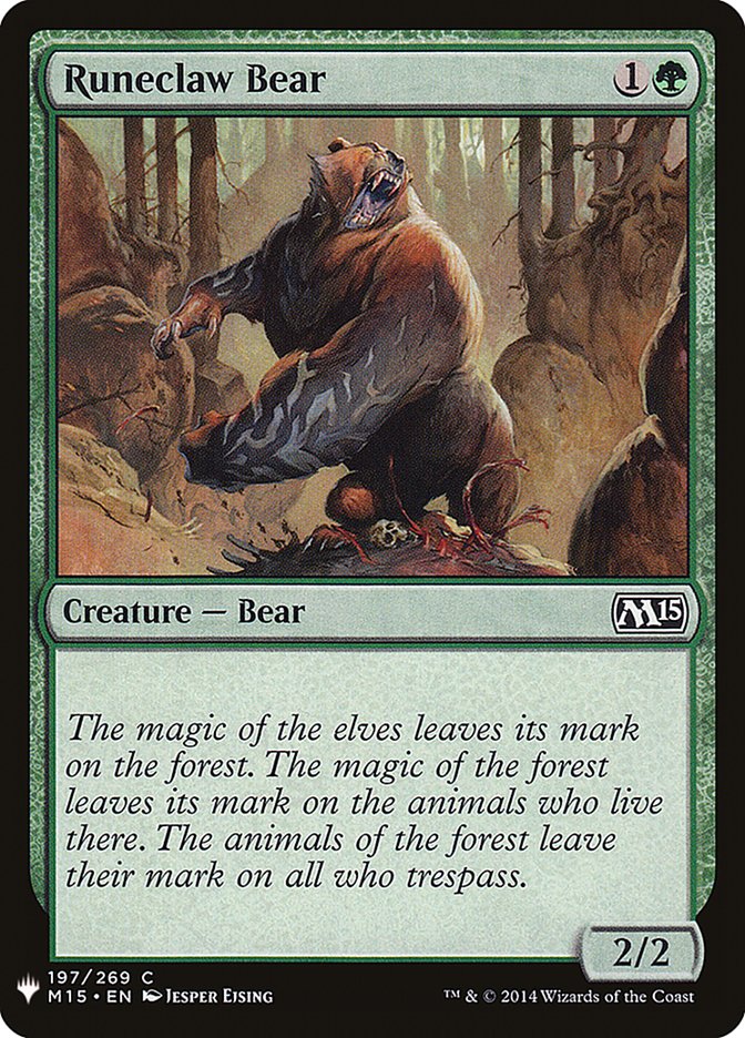 Runeclaw Bear [Mystery Booster] | Local Legends