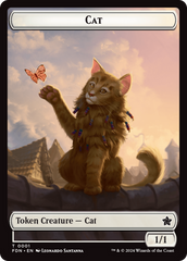 Cat (0001) // Cat (0002) Doubled-Sided Token [Foundations Tokens] | Local Legends