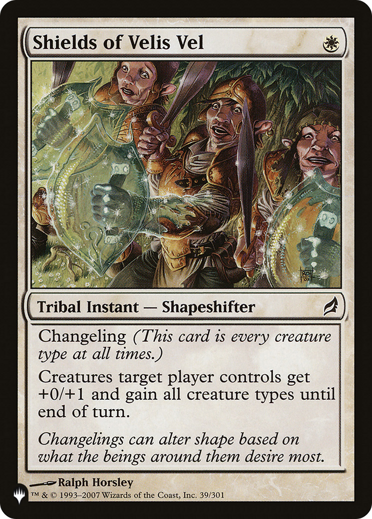 Shields of Velis Vel (LRW) [The List] | Local Legends