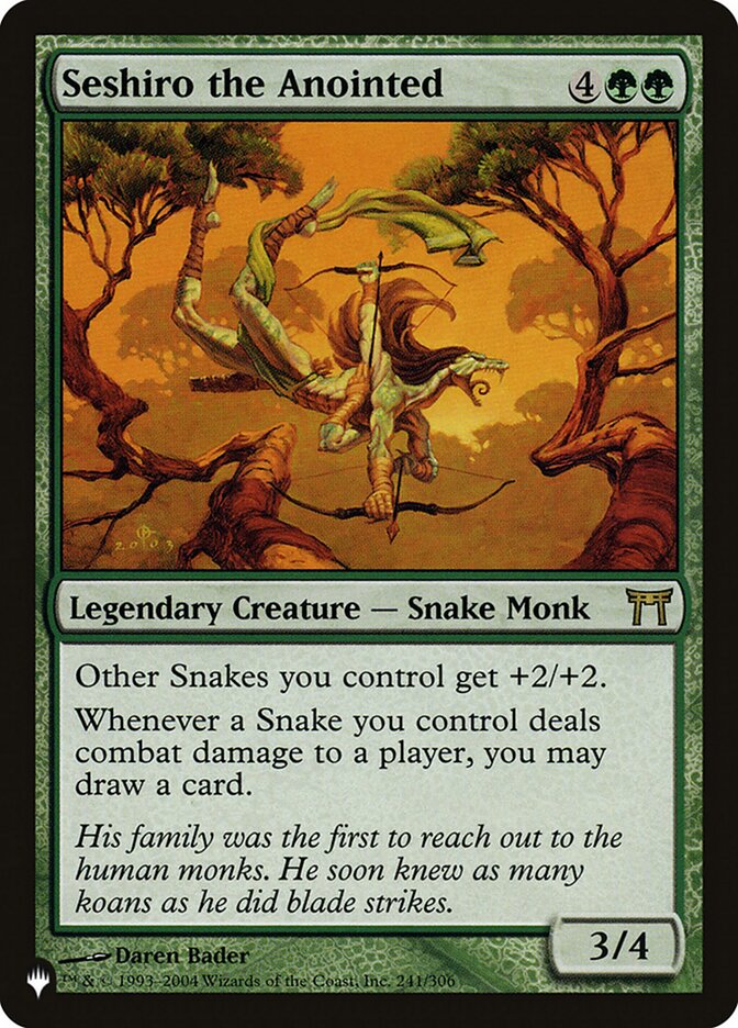 Seshiro the Anointed [The List] | Local Legends