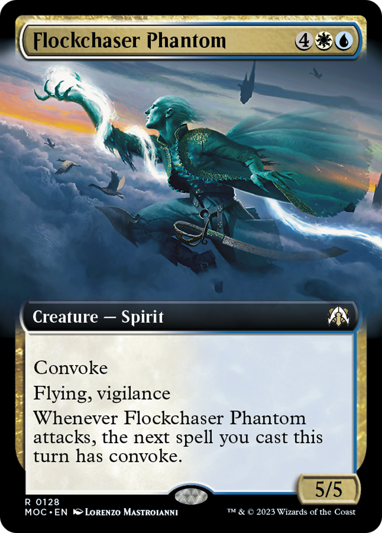 Flockchaser Phantom (Extended Art) [March of the Machine Commander] | Golgari Games