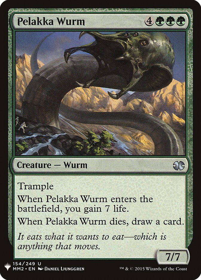 Pelakka Wurm [Mystery Booster] | Local Legends
