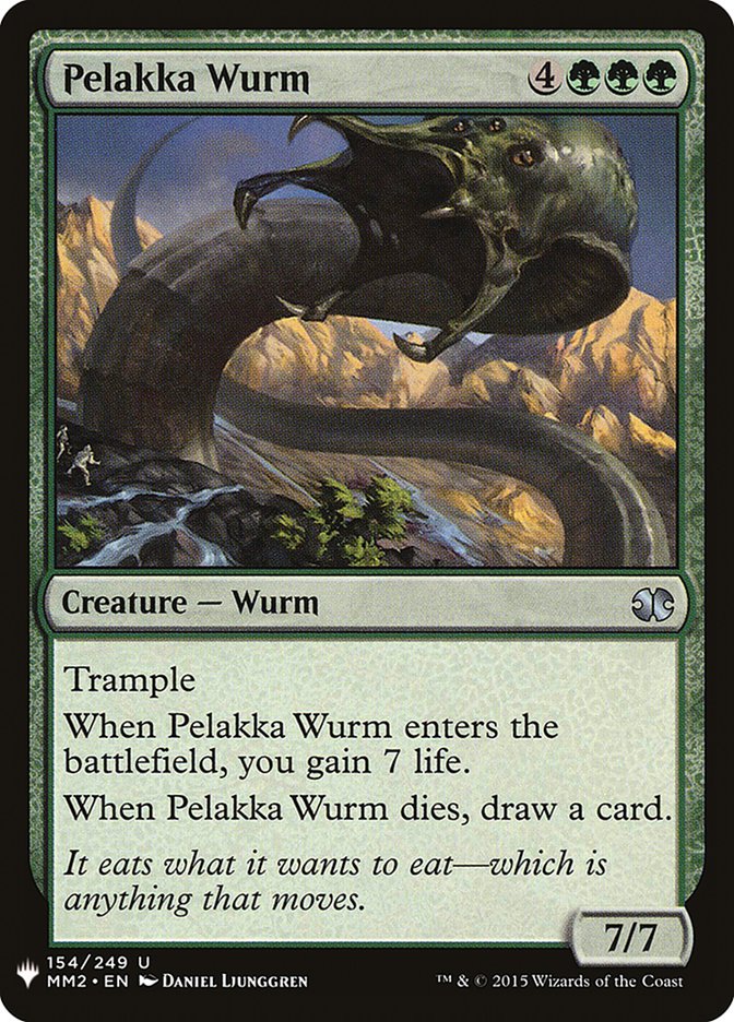 Pelakka Wurm [Mystery Booster] | Golgari Games