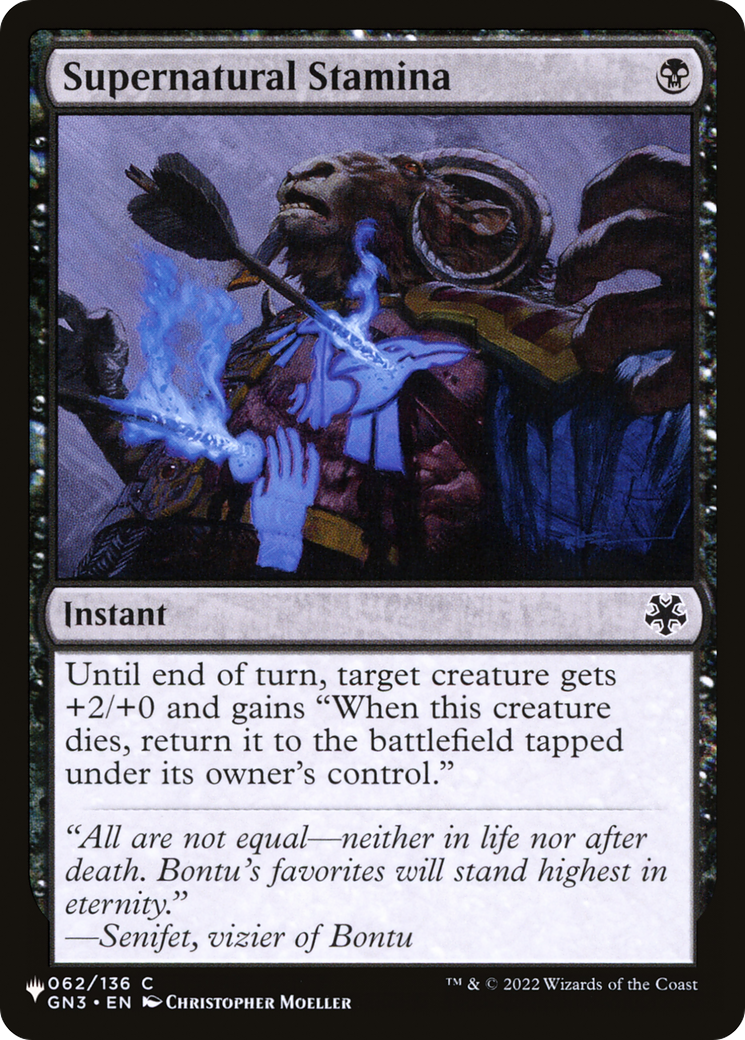Supernatural Stamina [The List] | Local Legends
