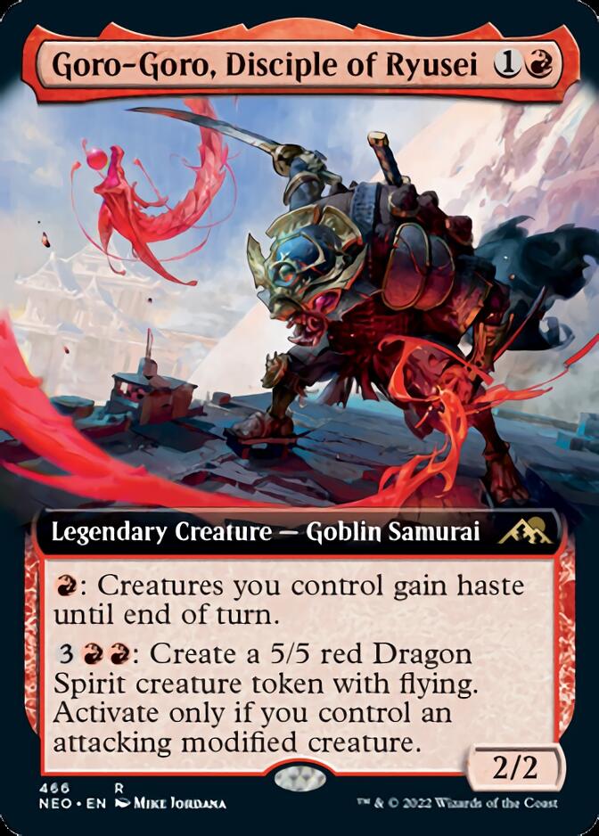 Goro-Goro, Disciple of Ryusei (Extended Art) [Kamigawa: Neon Dynasty] | Local Legends
