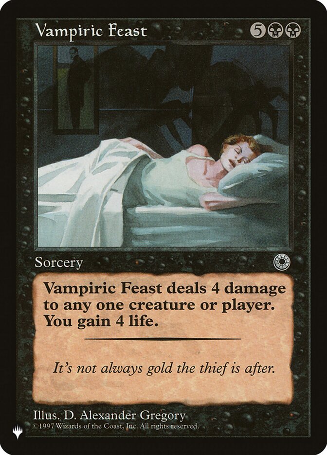 Vampiric Feast [The List] | Local Legends